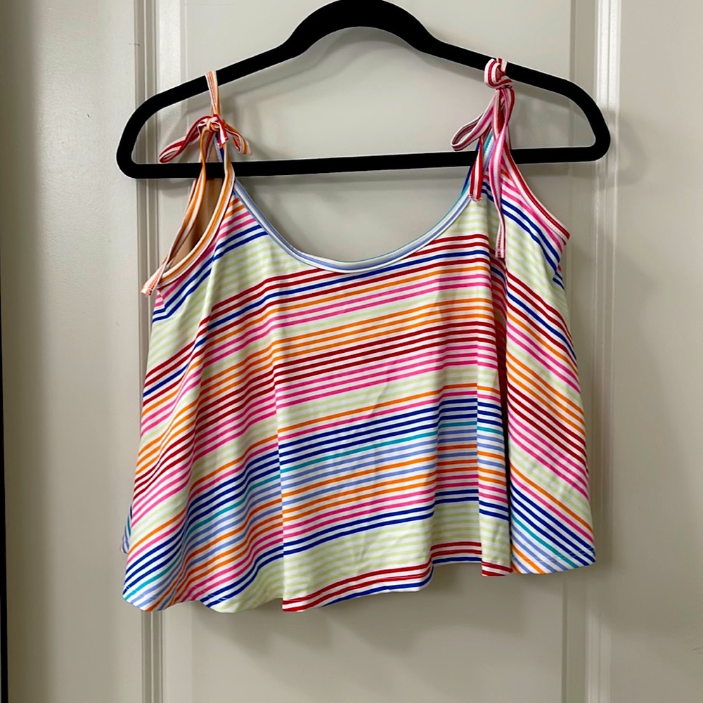 KORTNI JEANE Rainbow Swing Top